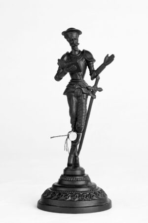 6858694742.jpg Статуэтка винтажная "Дон Кихот м/р". Каслинское чугунное литьё