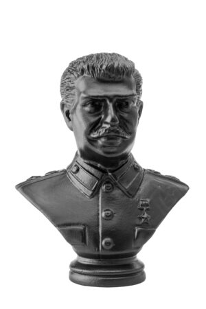 6924060184.jpg Бюст винтажный "Сталин И.В.". Чугунное литьё