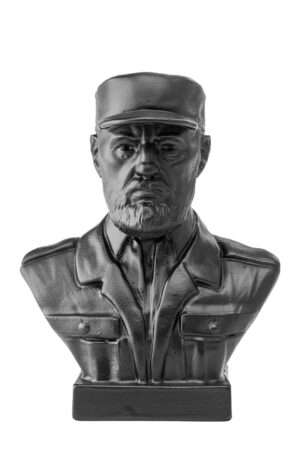 6932548464.jpg Бюст винтажный "Фидель Кастро". Чугунное литьё