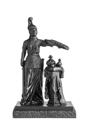 6936349249.jpg Статуэтка винтажная "Россия". Чугунное литье