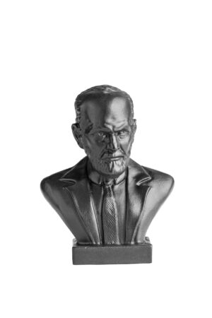 6936365212.jpg Бюст винтажный "Зигмунд Фрейд". Чугунное литьё