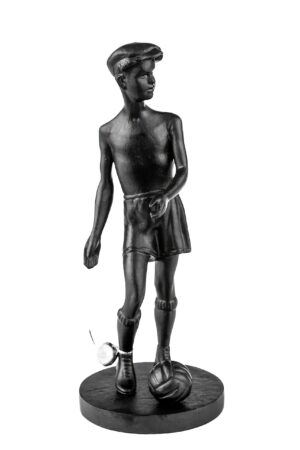 7016931214.jpg Статуэтка винтажная "Юный футболист". Каслинское чугунное литьё