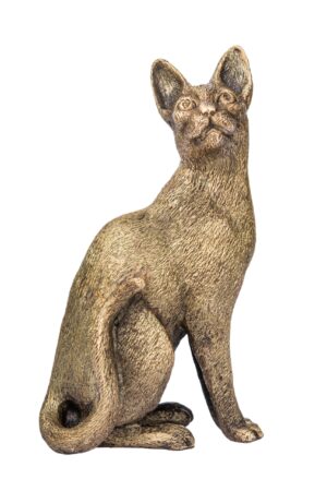 Статуэтка "Корниш-рекс кошка". Бронзовое литьё