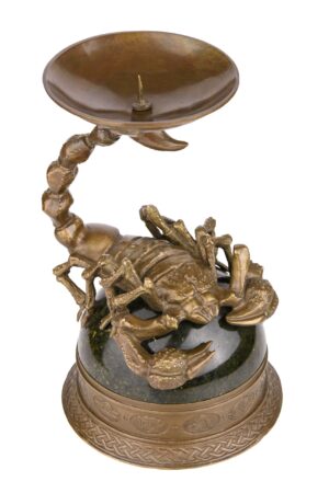 14986586425.jpg Подсвечник "Скорпион". Бронзовое литьё